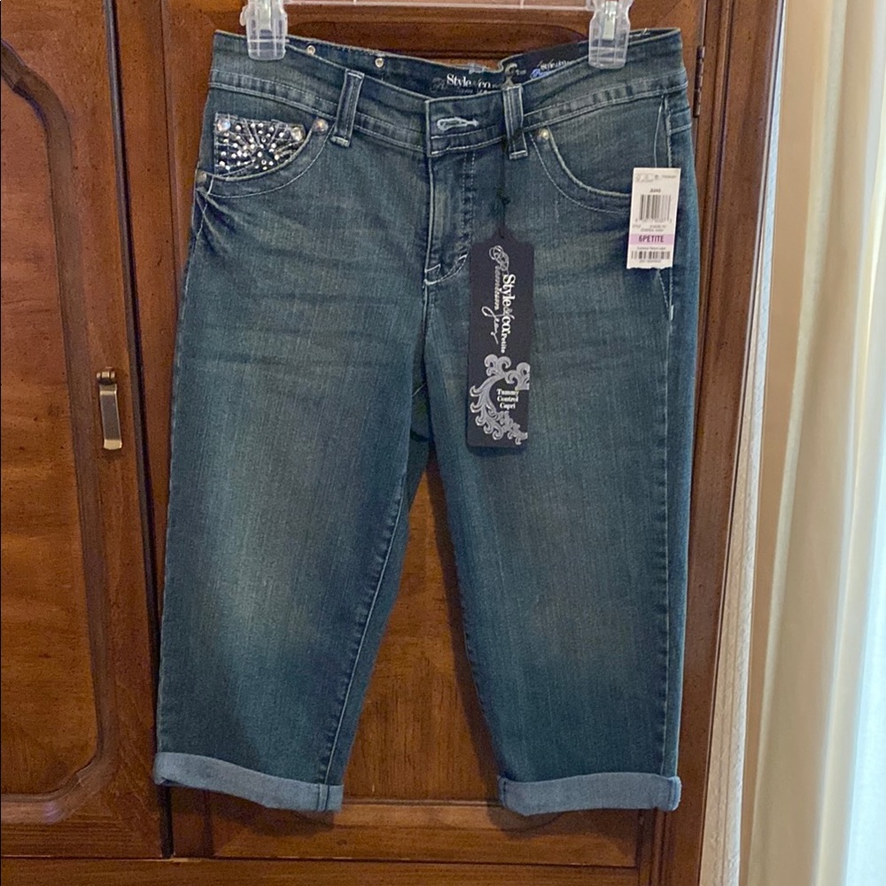 Silver Jeans Blue  Cropped Denim